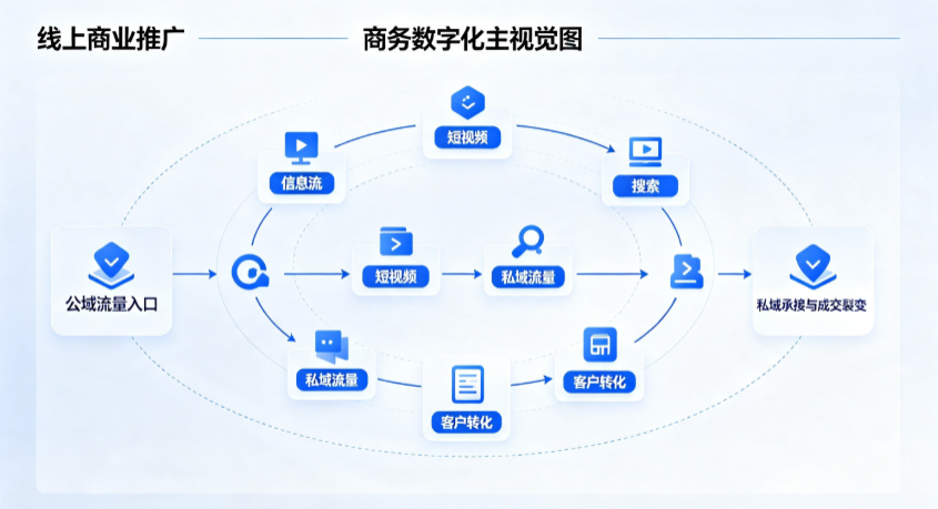 邢台县线上商业推广怎么做？全域流量闭环搭建与低成本转化实战指南